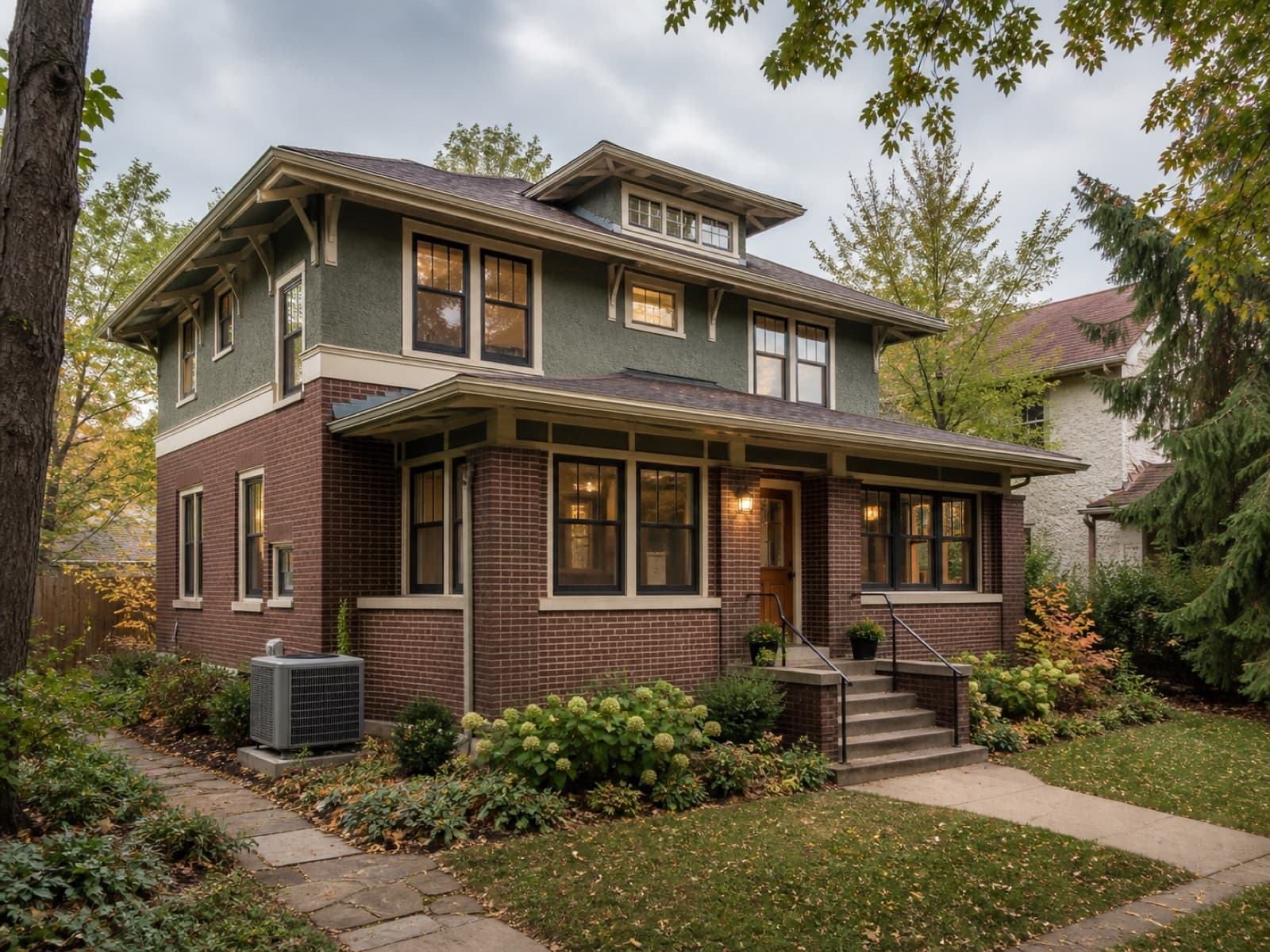 Older Twin Cities home upgraded with a modern cold-climate heat pump